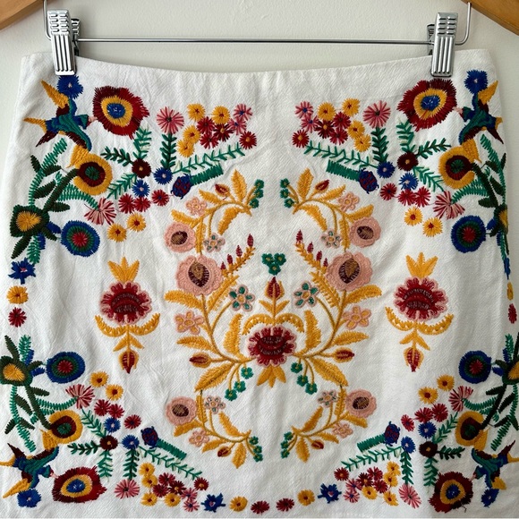 Altar’d State Floral Embroidered Miniskirt Size M - Picture 8 of 16